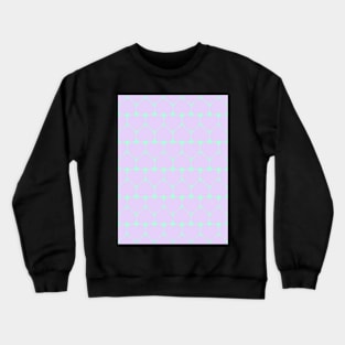 Pastel Purple Hearts Crewneck Sweatshirt